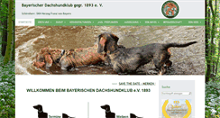 Desktop Screenshot of dackelklub.de